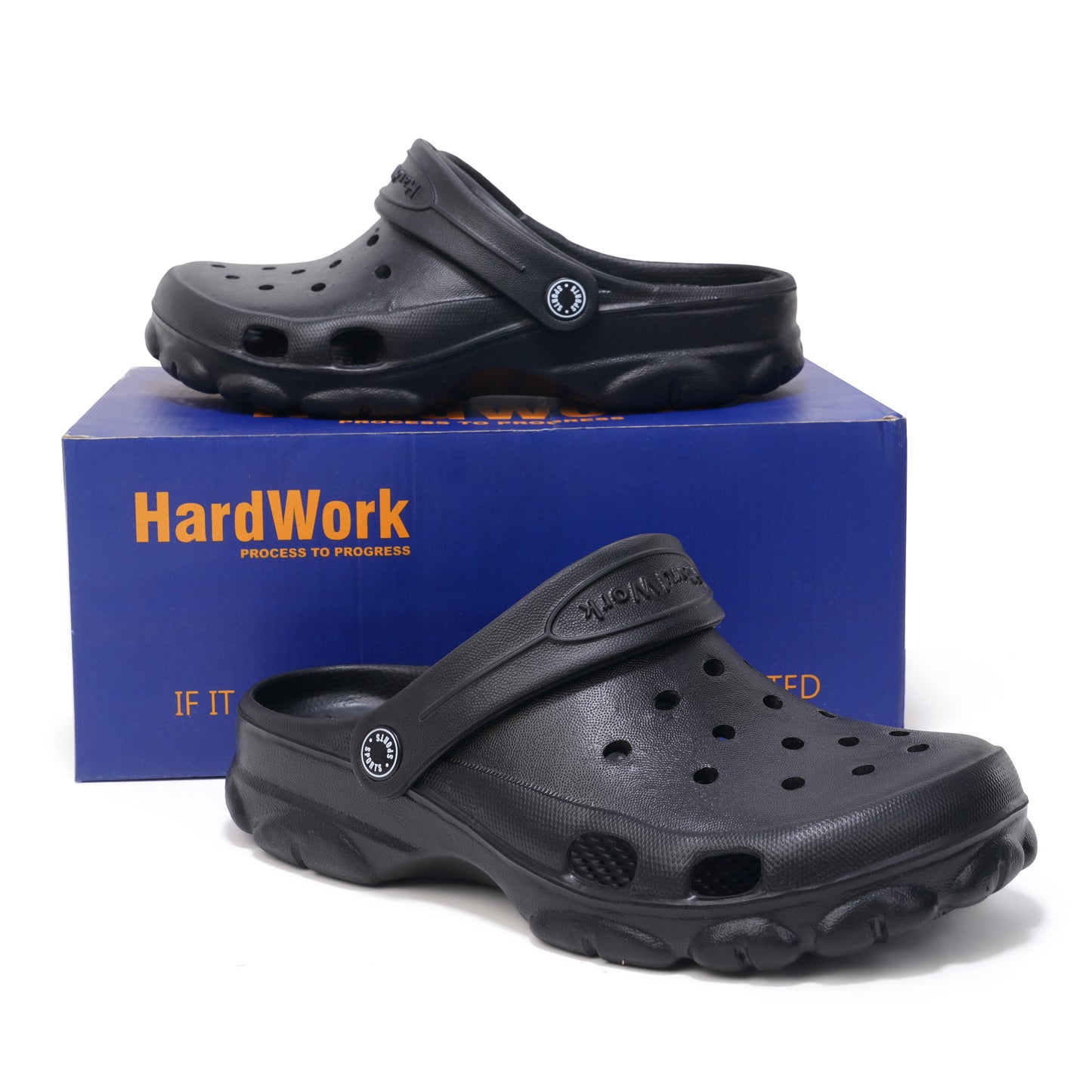 HARDWORK Clogs – Black