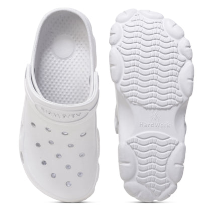 HARDWORK Clogs – Off White