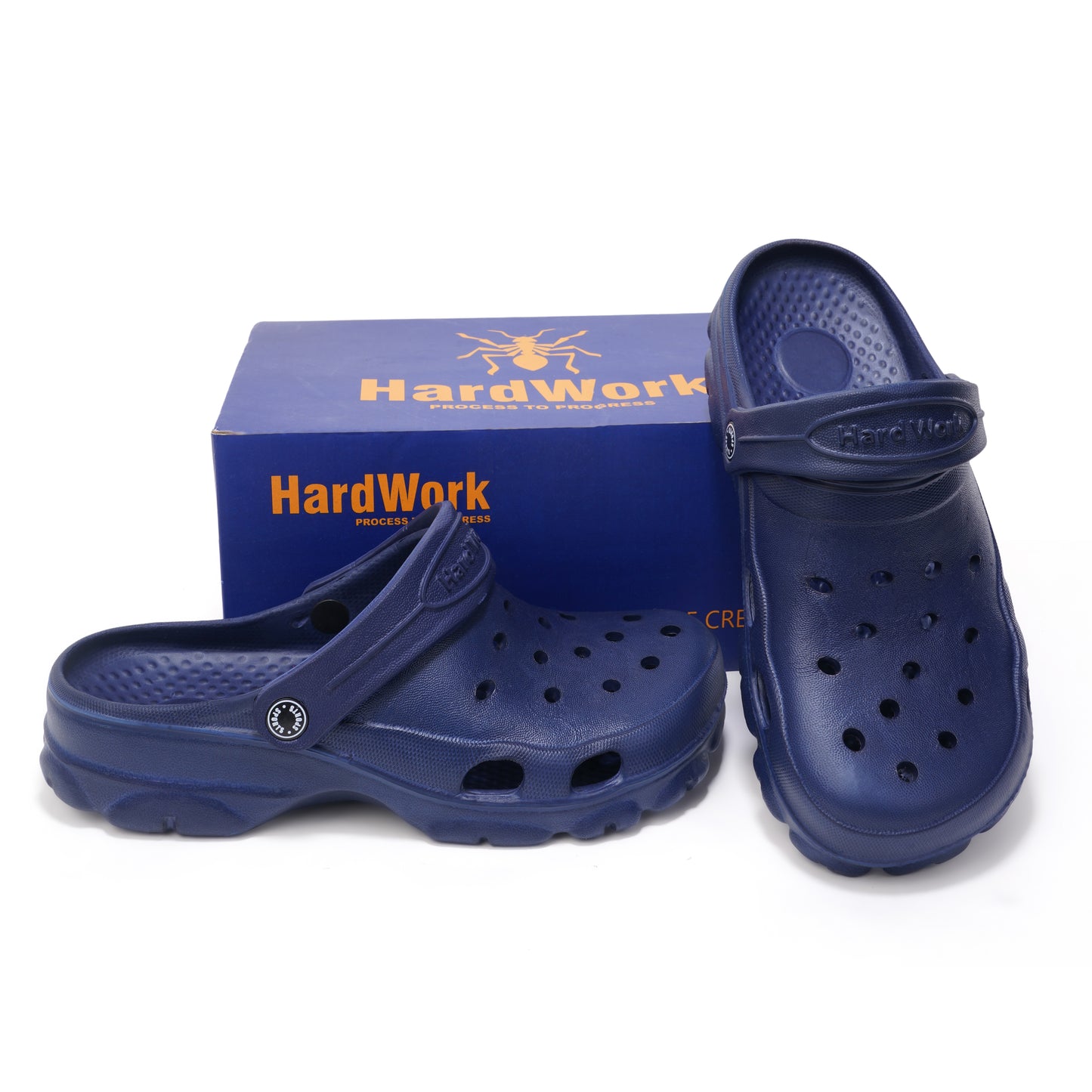 HARDWORK Clogs – Navy Blue