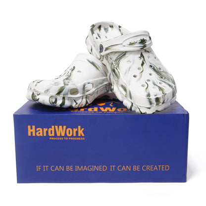 HARDWORK Clogs – Forest Marble