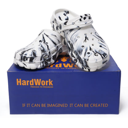 HARDWORK Comfort Clogs – Mono Marble