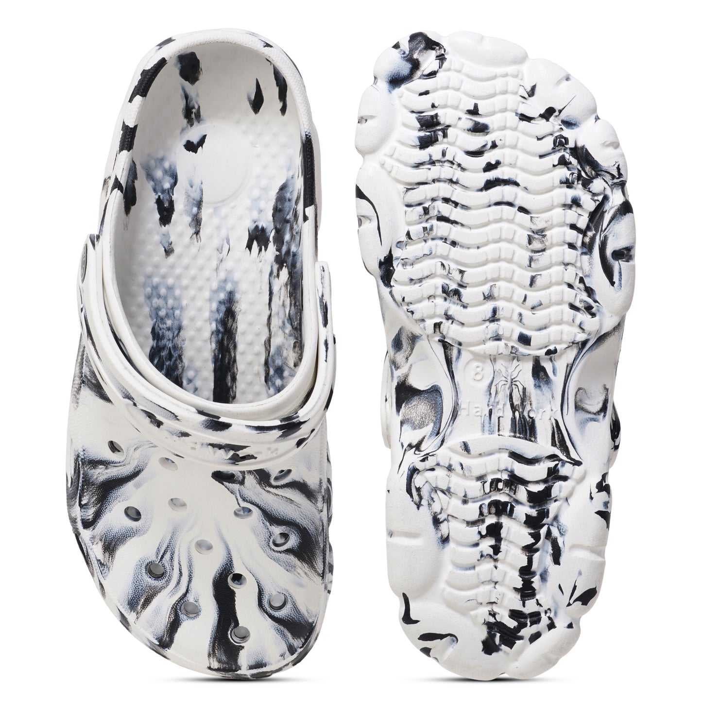 HARDWORK Comfort Clogs – Mono Marble