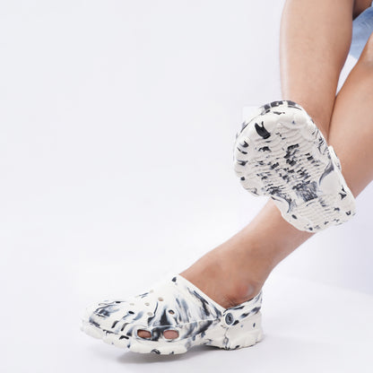 HARDWORK Comfort Clogs – Mono Marble