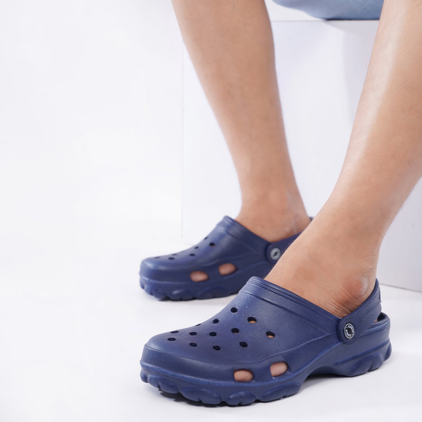HARDWORK Clogs – Navy Blue