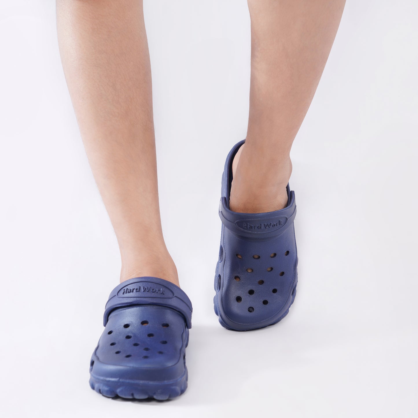 HARDWORK Clogs – Navy Blue
