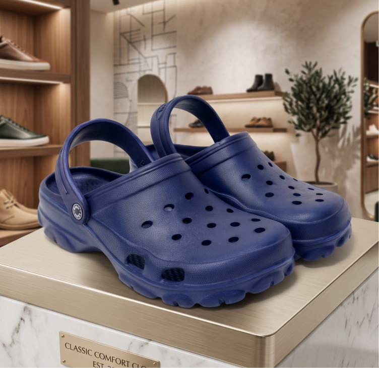 HARDWORK Clogs – Navy Blue